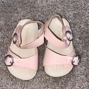 Old navy pink baby sandals